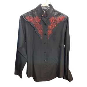 Wranglers Authentic Western Apparel Women's Shirt Size Medium Vintage Needs TLC